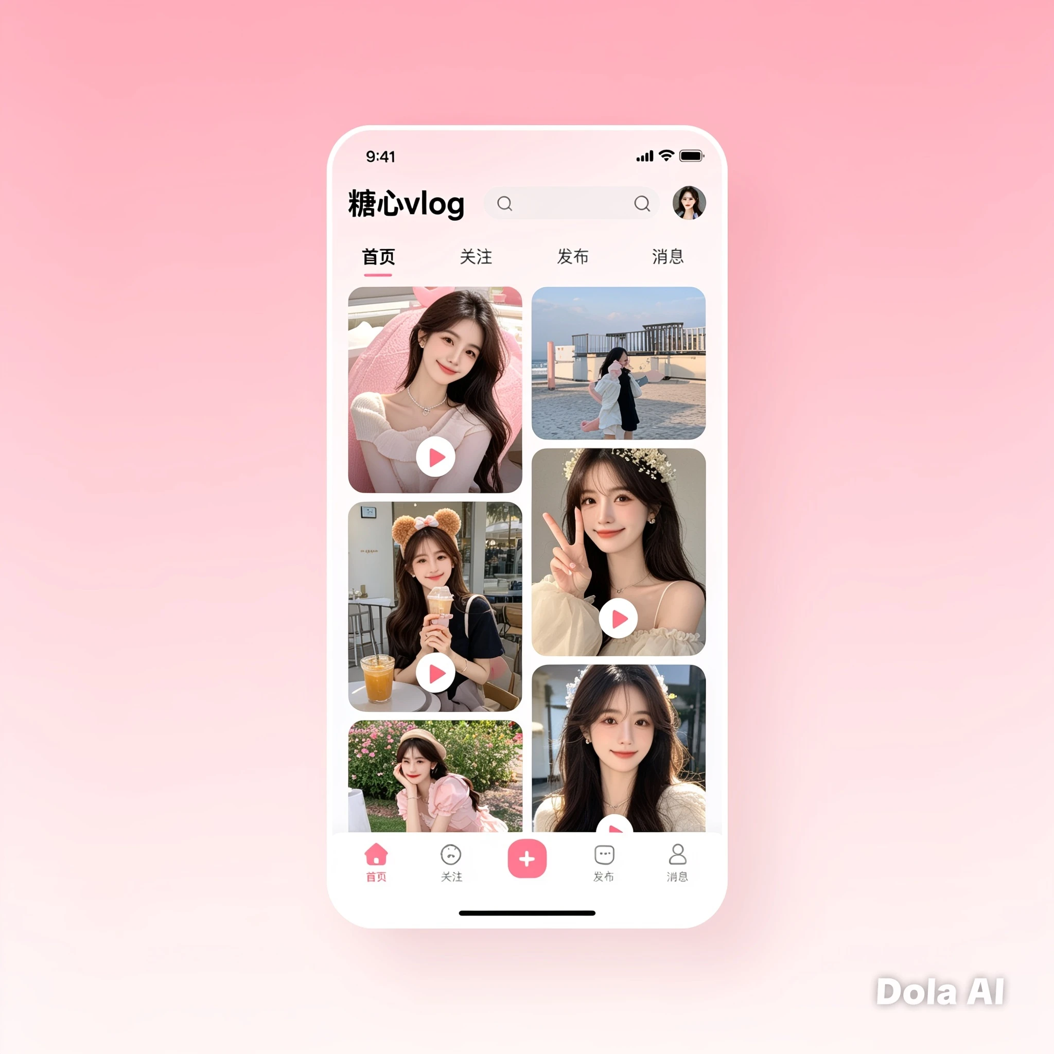 糖心Vlog APP移动端使用画面